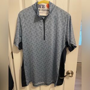 SOLD! Kerrits Short Sleeve Riding Shirt Horse Print Size XL